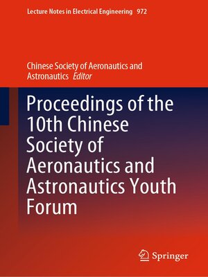 cover image of Proceedings of the 10th Chinese Society of Aeronautics and Astronautics Youth Forum